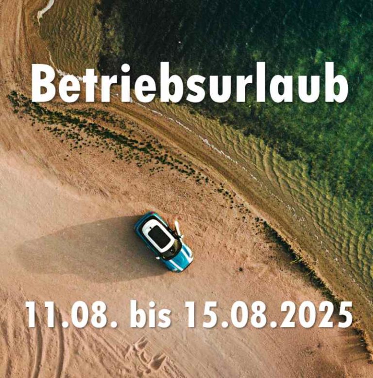 Betriebsurlaub, Sommer, Sommerferien, Kfz-Werkstatt, Mietner, Dortmund